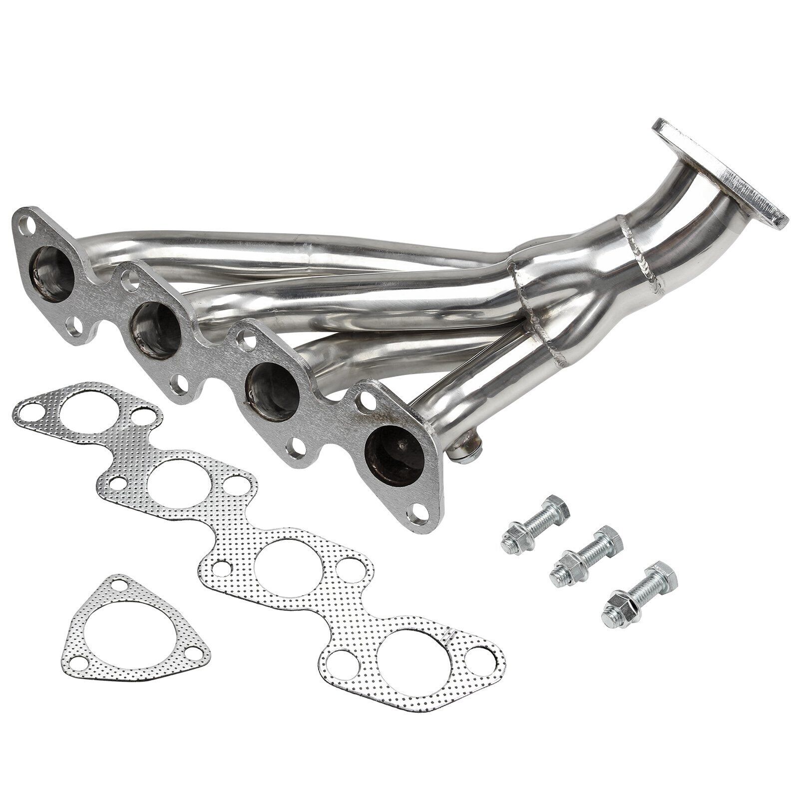 NEW Stainless Exhaust Header For 95-98 Nissan 240SX XE SE S14 KA24