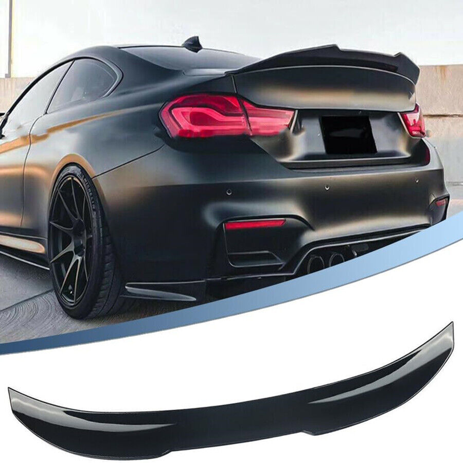 Fits for BMW 4 Series F32 14-18 2 Door Coupe PSM Style Rear Spoiler Gloss Black
