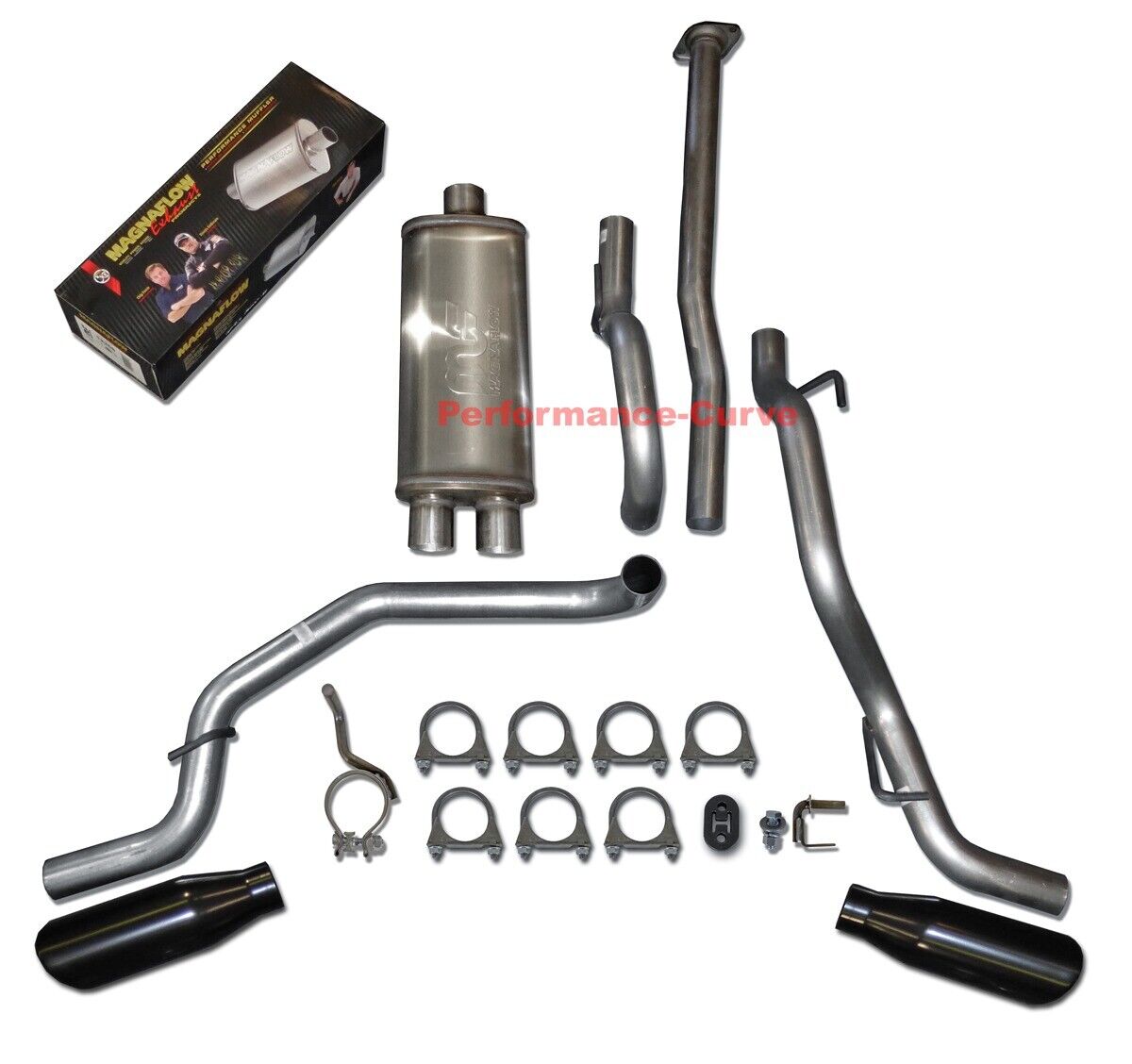 05-12 Toyota Tacoma Catback Dual Exhaust Side Exit - MagnaFlow 18