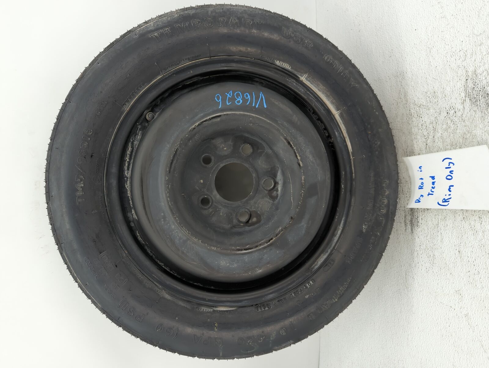 2001-2007 Dodge Caravan Spare Donut Tire Wheel Rim Oem AMHEB
