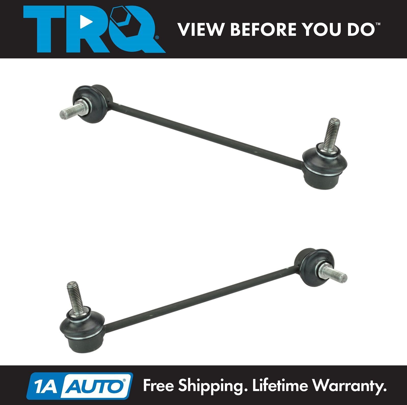 TRQ Front Sway Bar End Links Kit Left & Right Pair Set NEW for BMW 5 Series E39