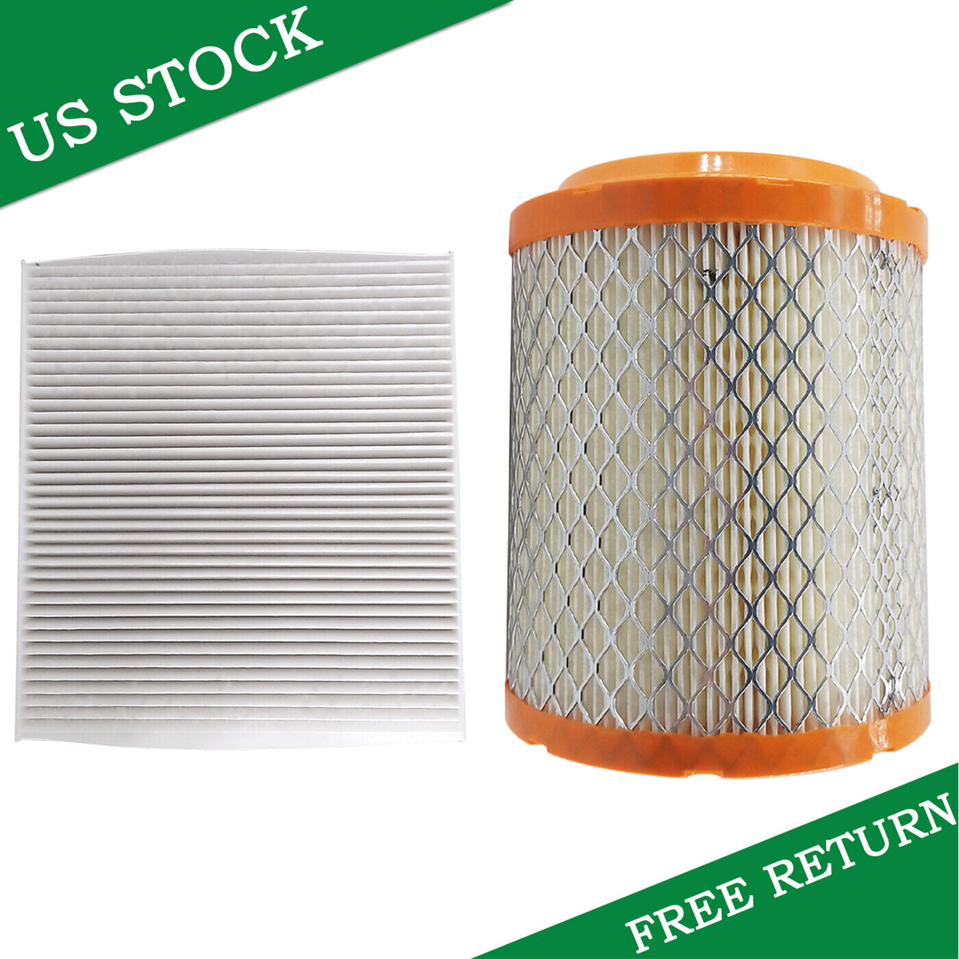 Engine Air Filter+Cabin Air Filter Kit For Jeep Compass Patriot 2.0L 2.4L 11-16