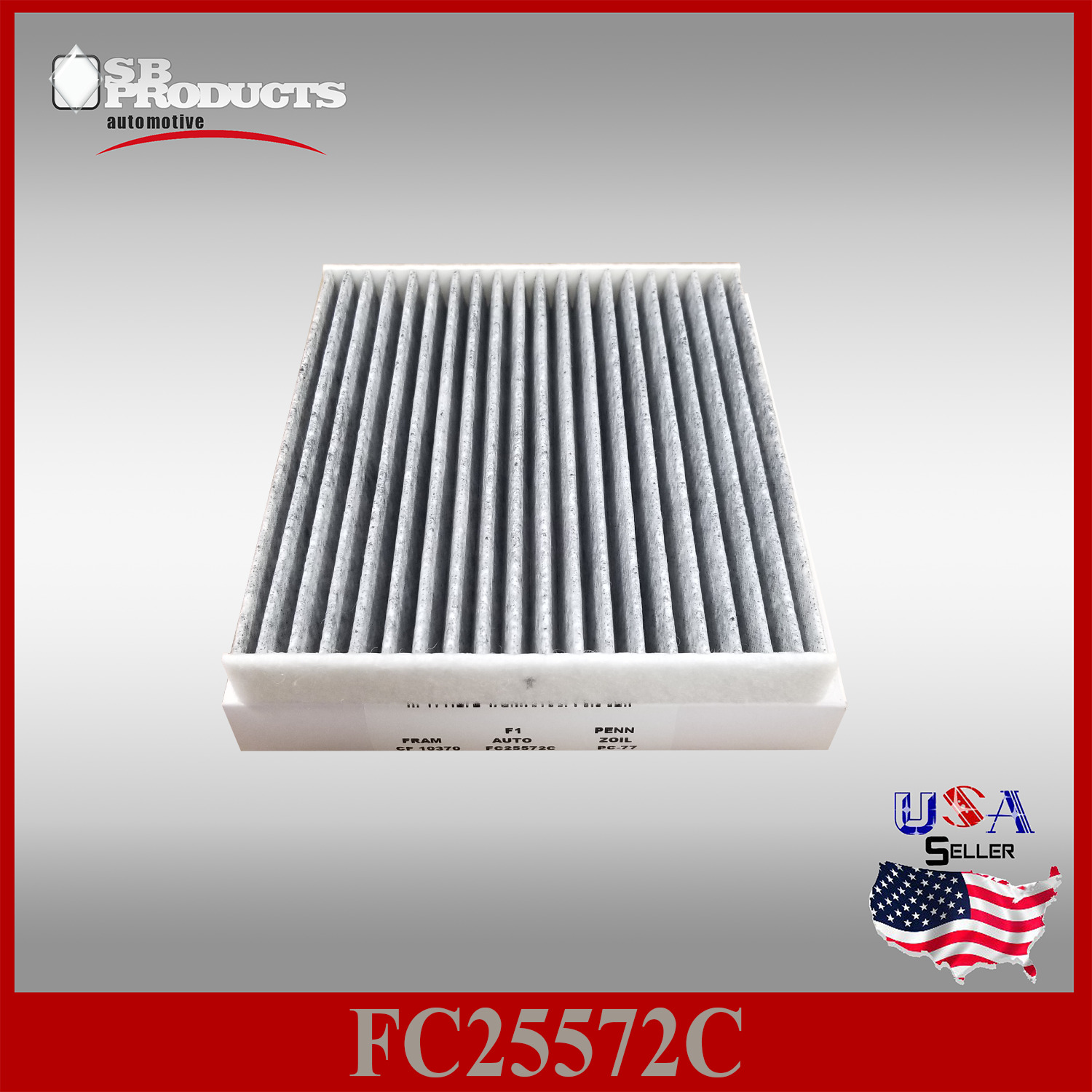 Auto1tech (CARBON) Cabin air filter  For 2009 2010 2011 2012 2013 Ford Mustang