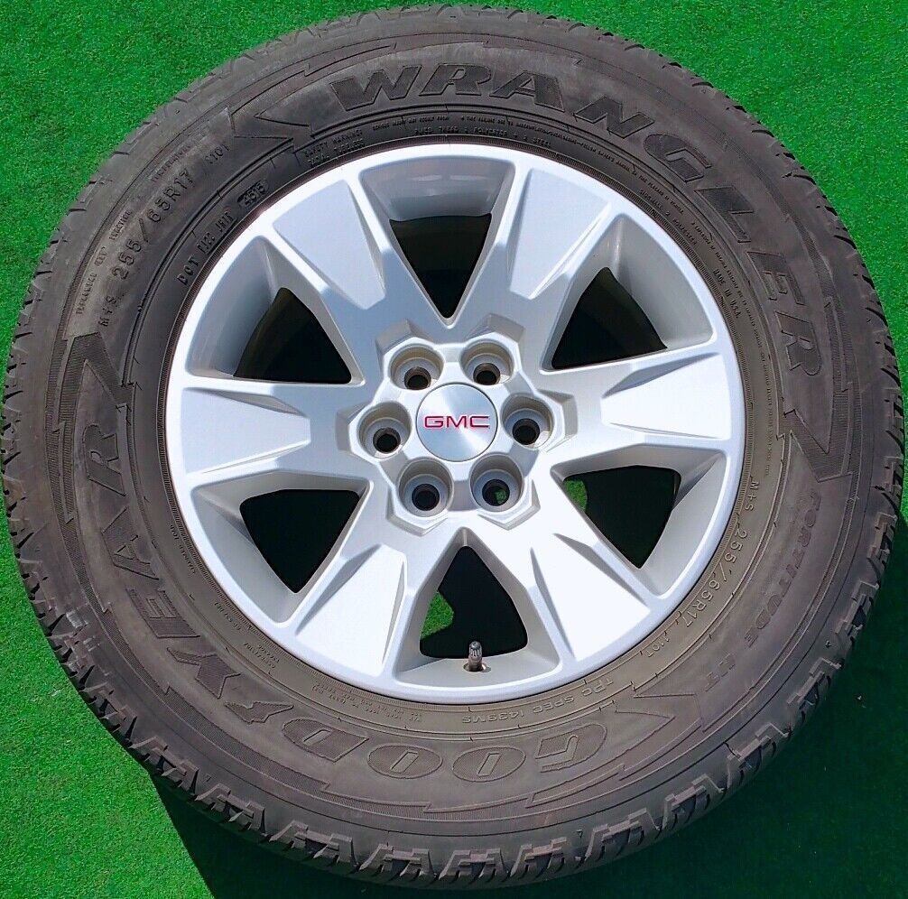 Factory GMC Canyon Wheels Tires Goodyear Set OEM GM Chevrolet Colorado 22901340