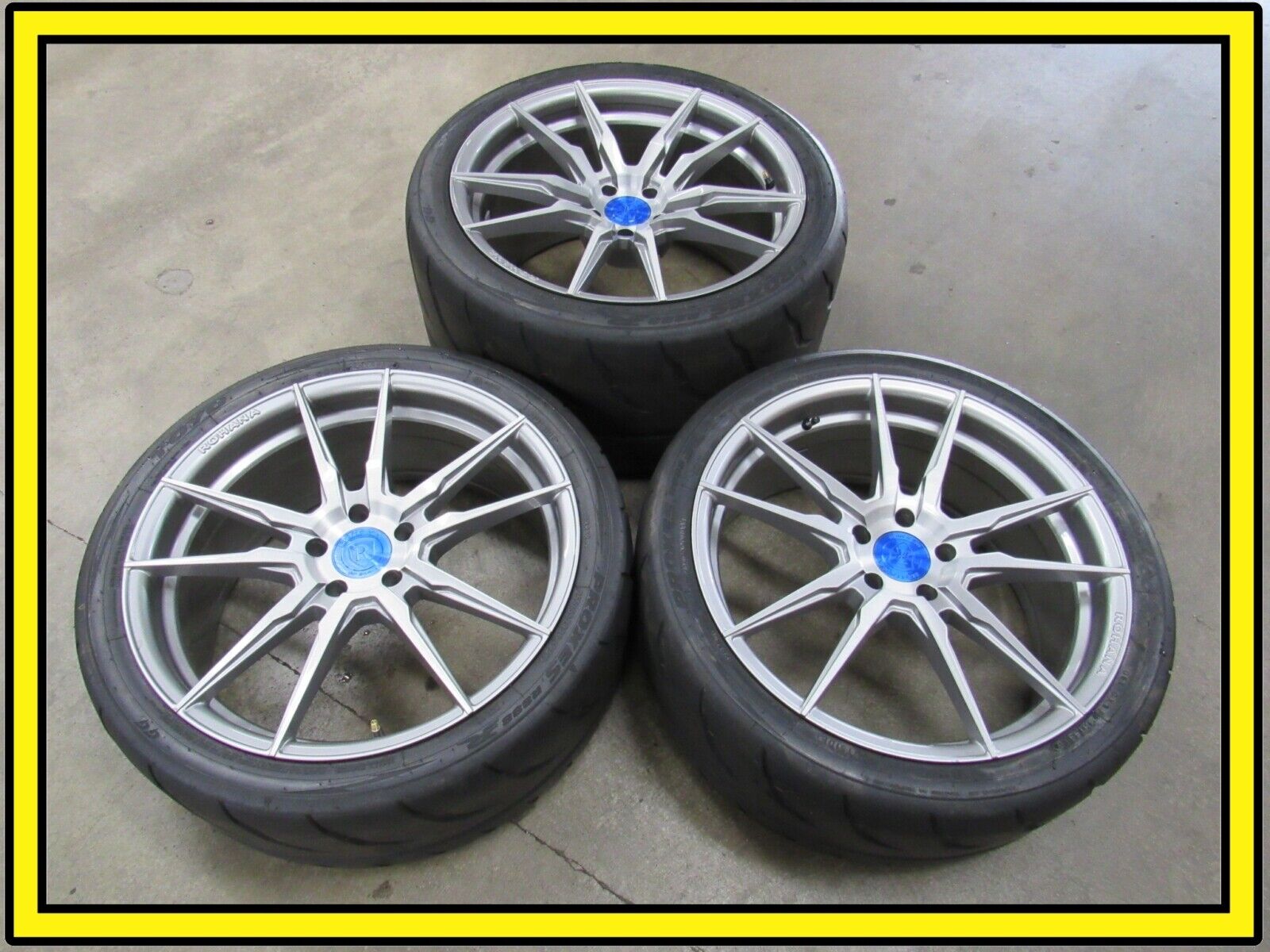 Polaris Slingshot Wheels Tires Rohana RF02 20x9 20x12 w/Toyo R888R Set of 3 5199