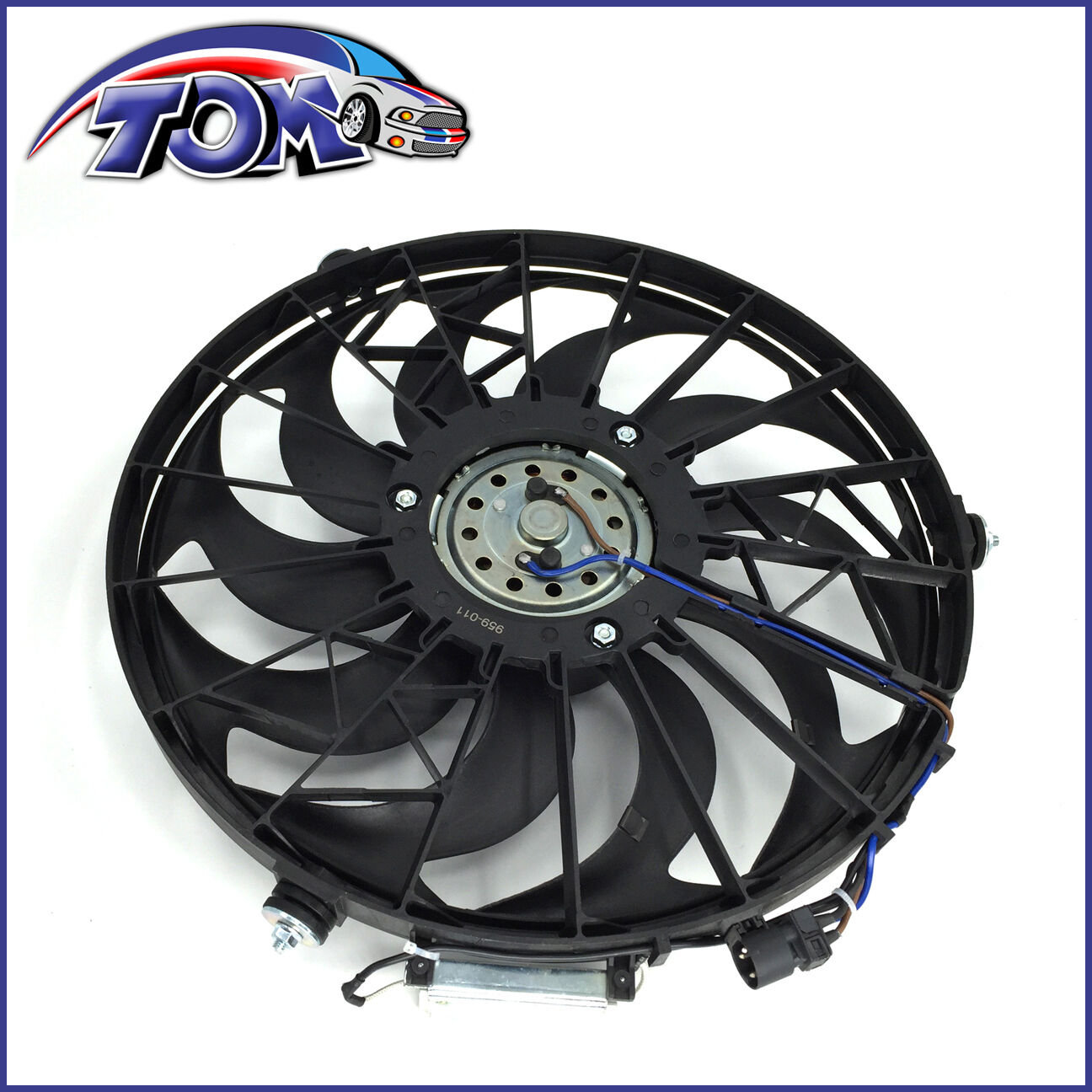 Brand New Radiator Cooling Fan Assembly For Bmw 840ci 850ci 525i 530i