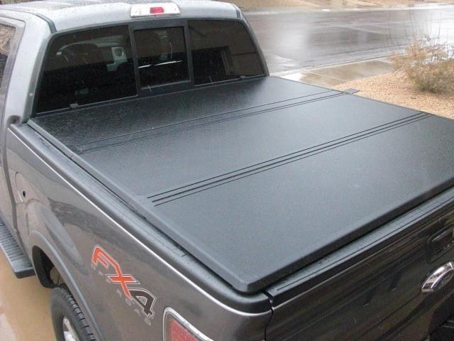 For 04-18 Ford F150 Truck 5.5ft short Bed Hard Tri-fold Clamp-On Tonneau Cover