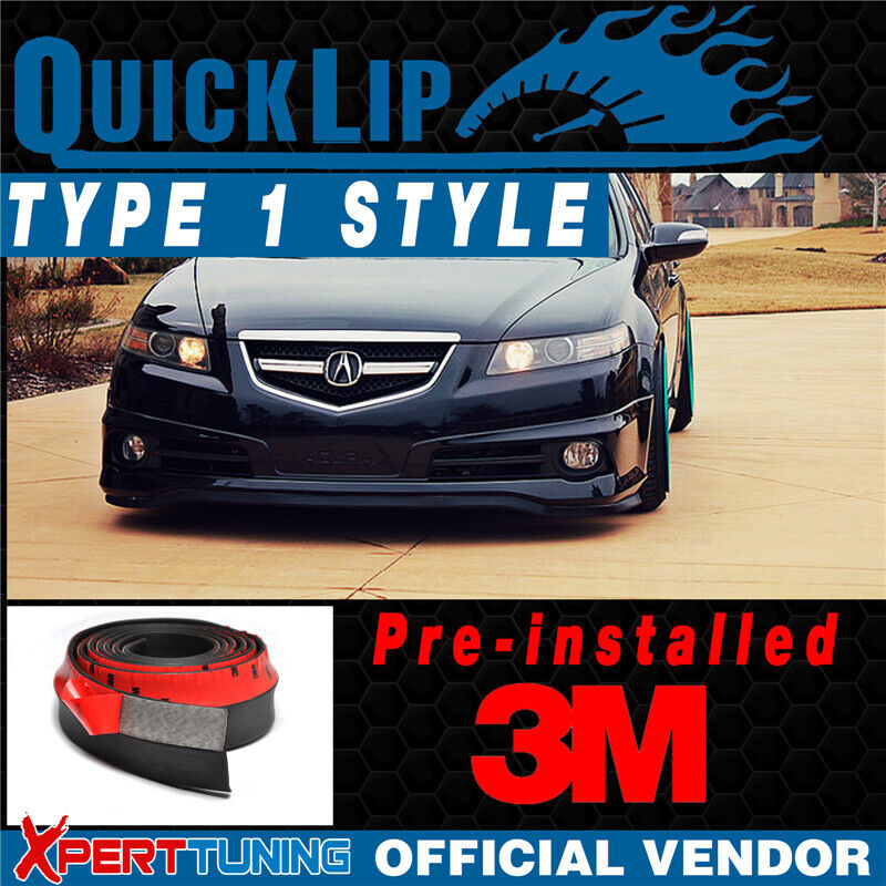 Type 1 Quick Lip 100in For Acura Front Bumper Splitter Spoiler Valence EZ