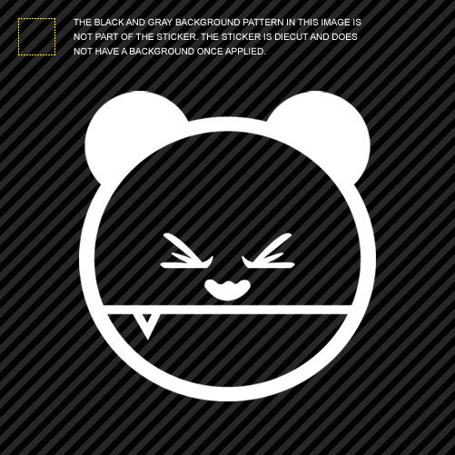 (2x) JDM Panda Sticker Die Cut Decal Self Adhesive Vinyl #2