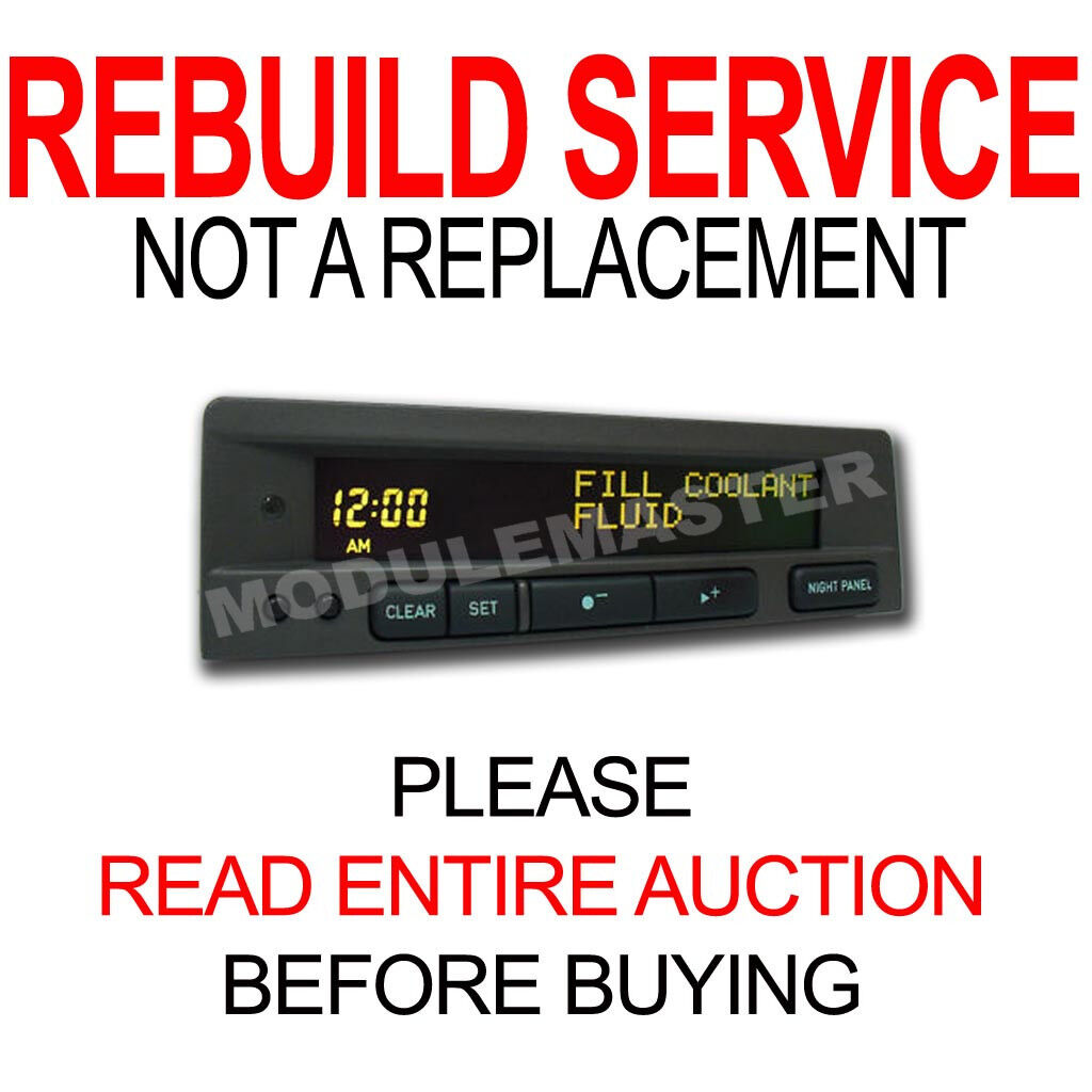 Rebuild Repair for 99 00 01 02 03 Saab 9-5 95 Information Display SID LCD Panel