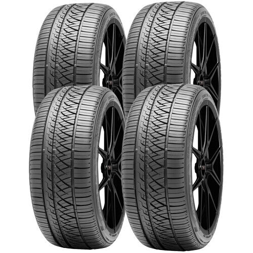 (QTY 4) 195/50R15 Falken Ziex ZE960 A/S 82V SL Black Wall Tires