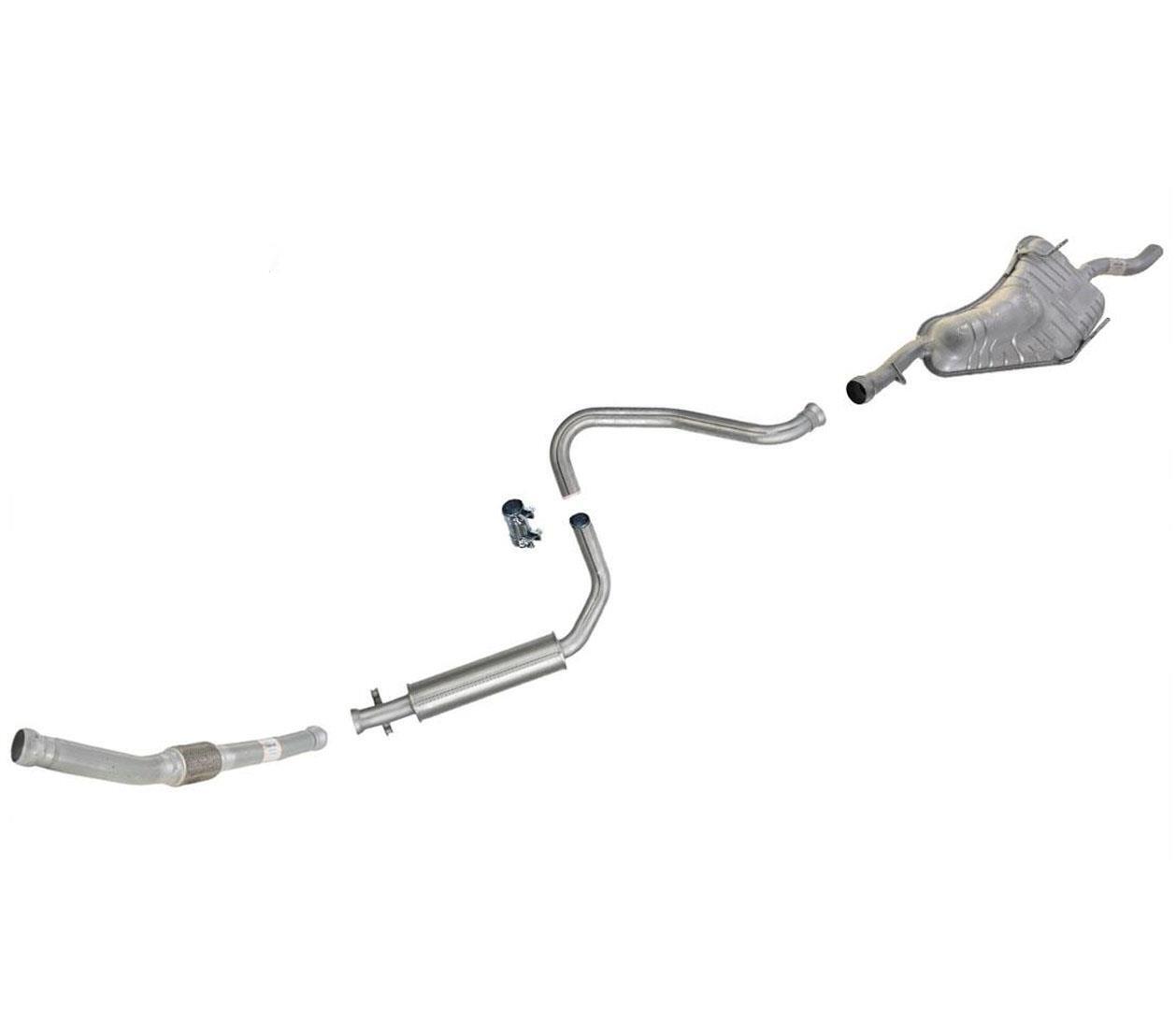 Fits 1999-2001 Saab S & SE 9-3 9 3 2.0L Turbo Exhaust System Pipe Muffler