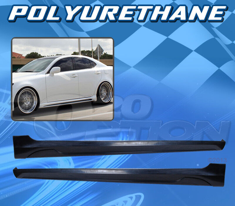 IN-S STYLE PU POLYURETHANE ADD-ON SIDE SKIRTS BODY KIT FOR 06-13 LEXUS IS250/350