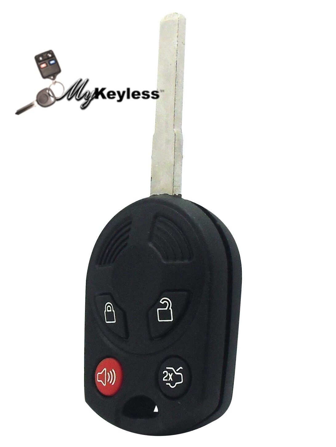 NEW 2012 FORD ESCAPE FOCUS KEYLESS ENTRY REMOTE UNCUT KEY FOB COMBO 4 BUTTON