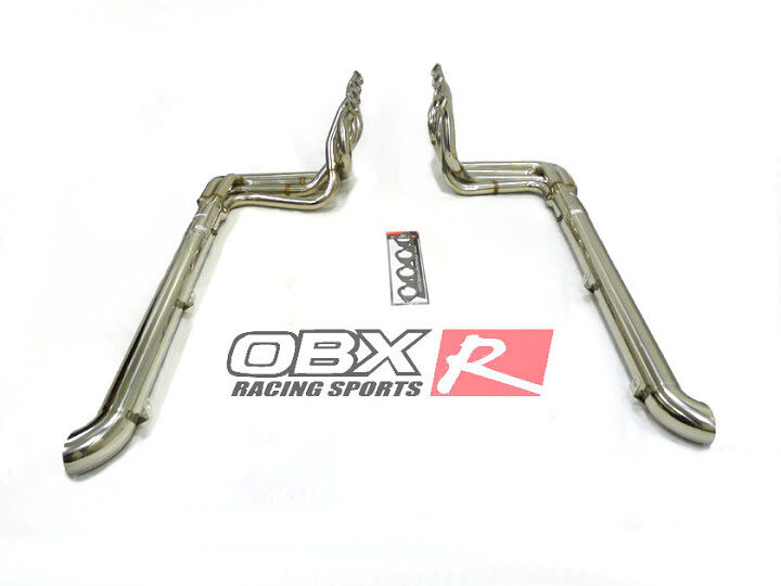 OBX Sidemount Headers w/ Side Pipes 65-74 Chevy Corvette C2 C3 BBC Big Block NEW