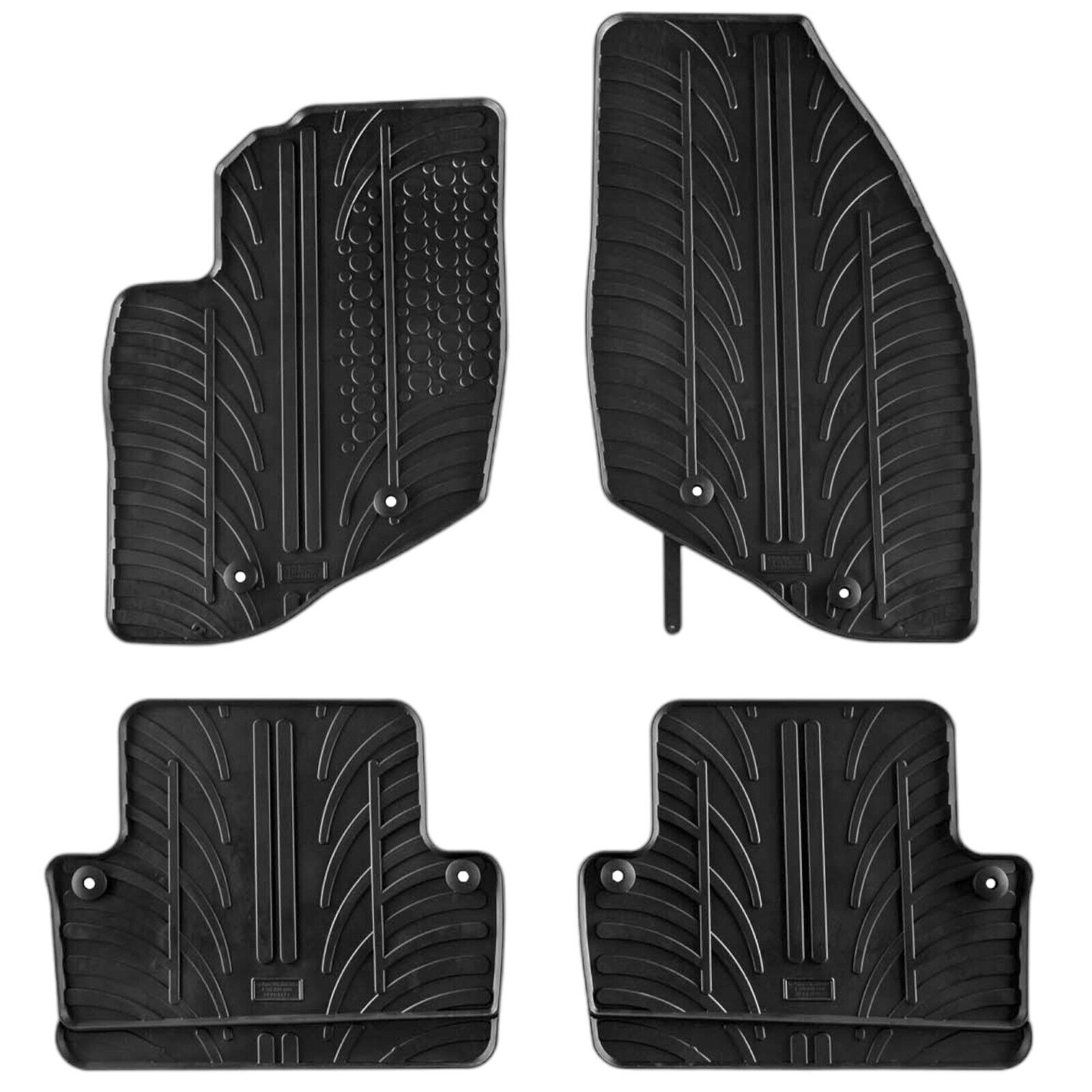 Rubber Car Floor Mats For Volvo XC70 All Weather Heavy Duty Rugs Auto Liners New