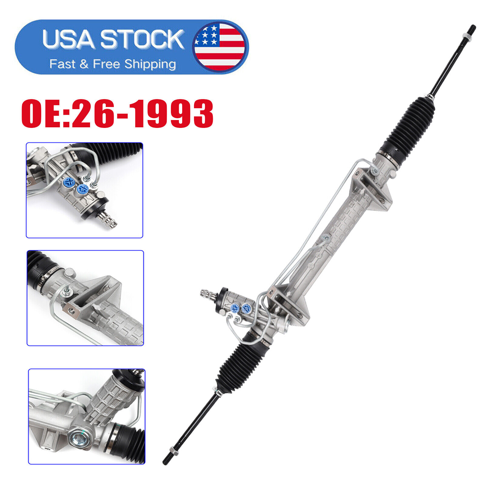 26-1993 Power Steering Rack and Pinion Assly For Volvo 740,745,760,780,940,960