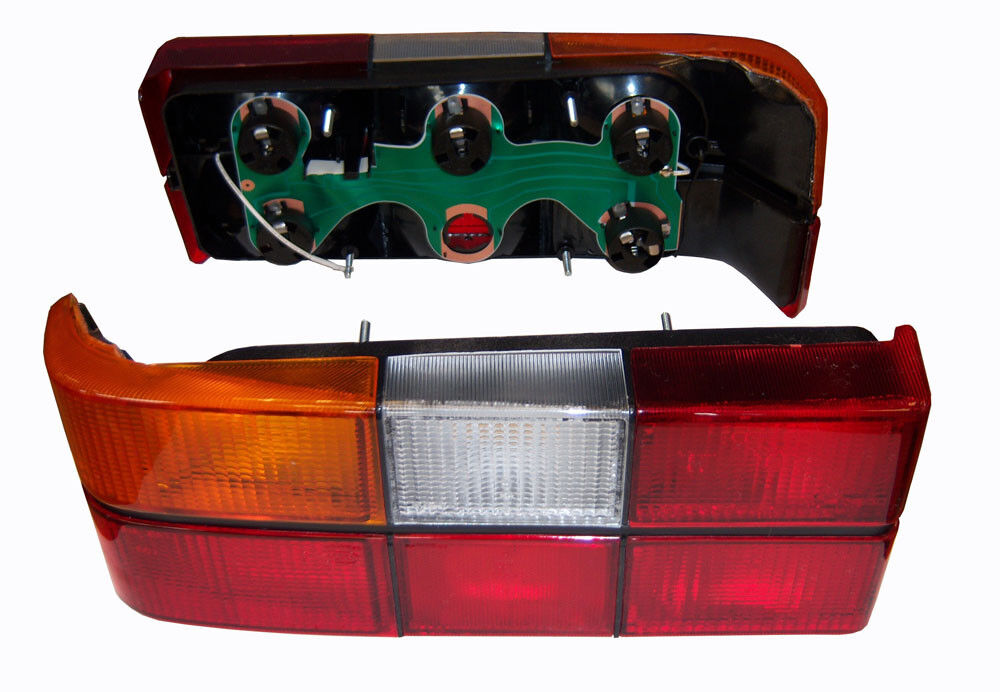 Volvo 240 244 Tail Light Complete Left Side w/ Black Molding MADE IN EU1372449 _
