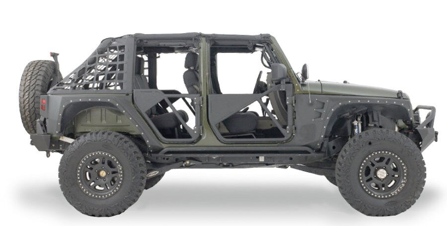 2007-2017 Jeep Wrangler Front & Rear Body Armor Package Kit Package Deal