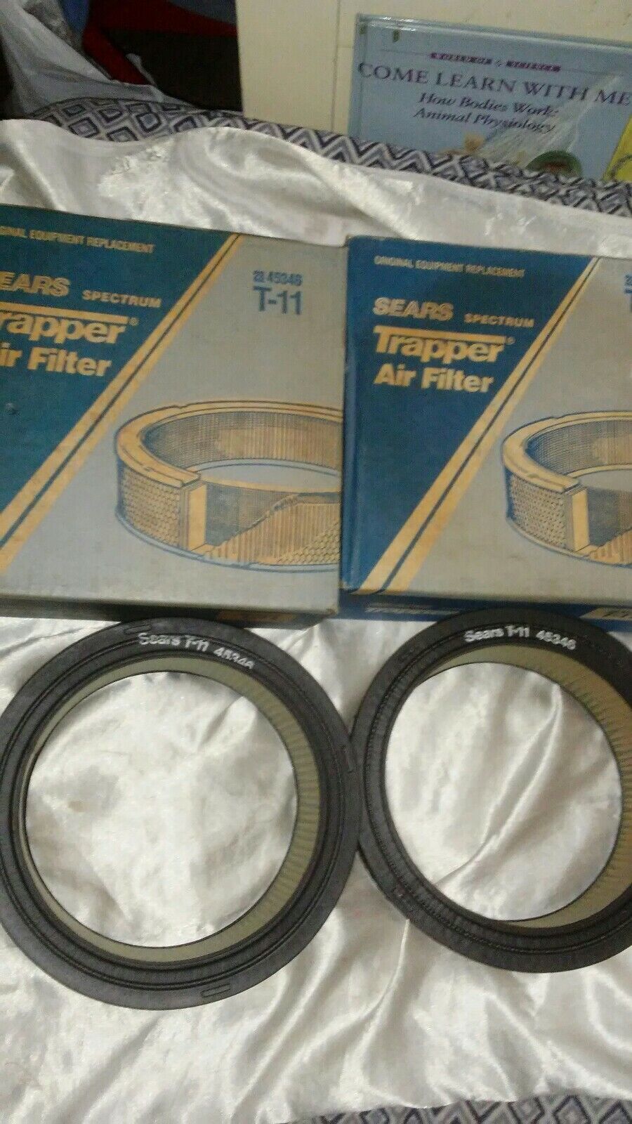 SEARS OEM SPECTRUM TRAPPER AIR FILTER T-11 LOT OF 2