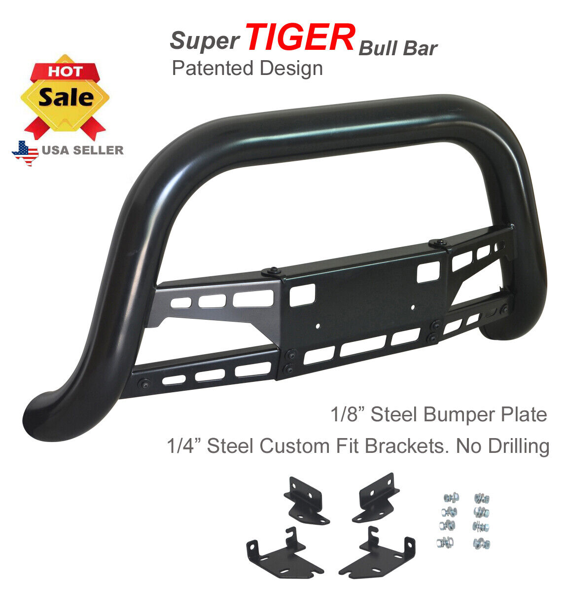Super Tiger Bull Bar Fits 04-10 Dodge Durango /06-09 Chrysler Aspen Bumper Guard
