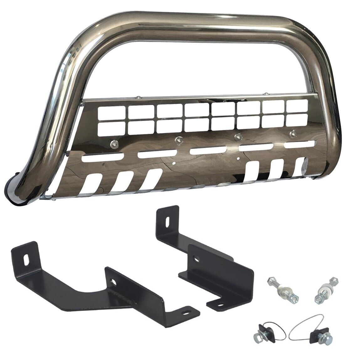 06-10 Ford Explorer 4DR / Sport Trac chrome Push Bull Bar in Stainless Steel