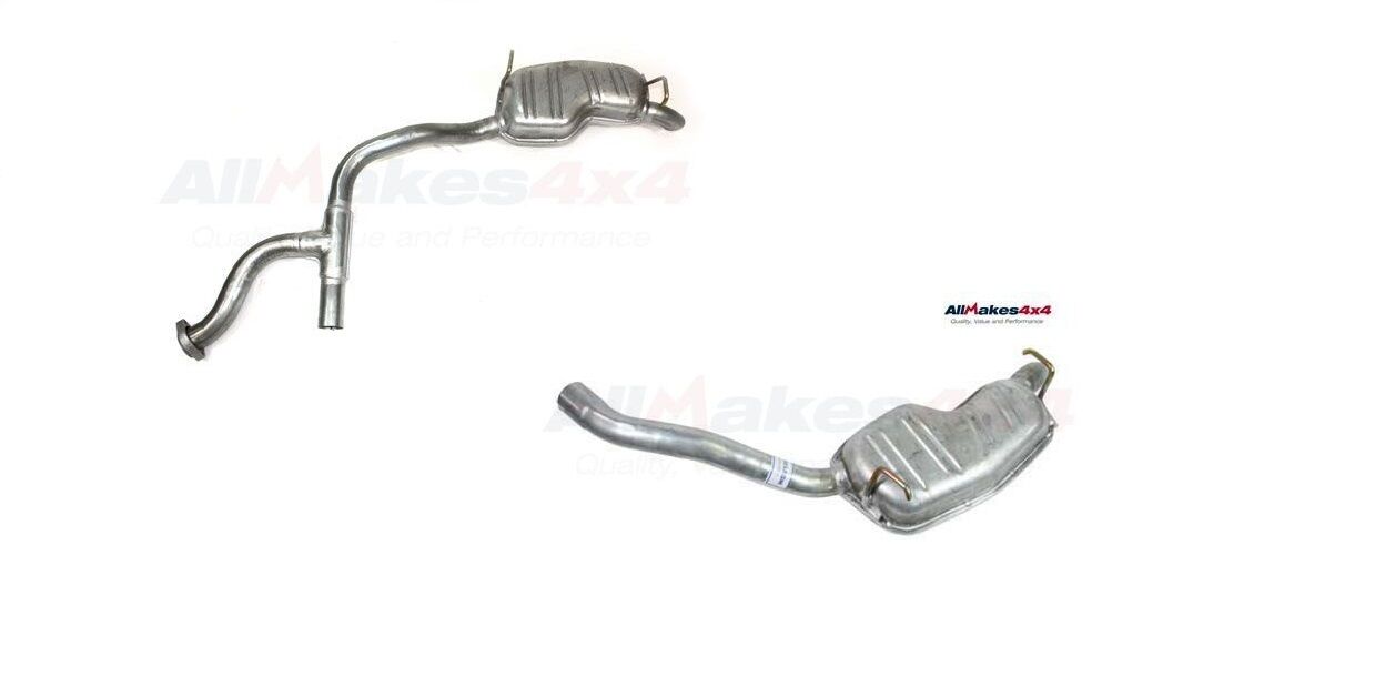 Land Rover Range Rover P38 97-02 Tail Rear End Pipe Exhaust Muffler Set New
