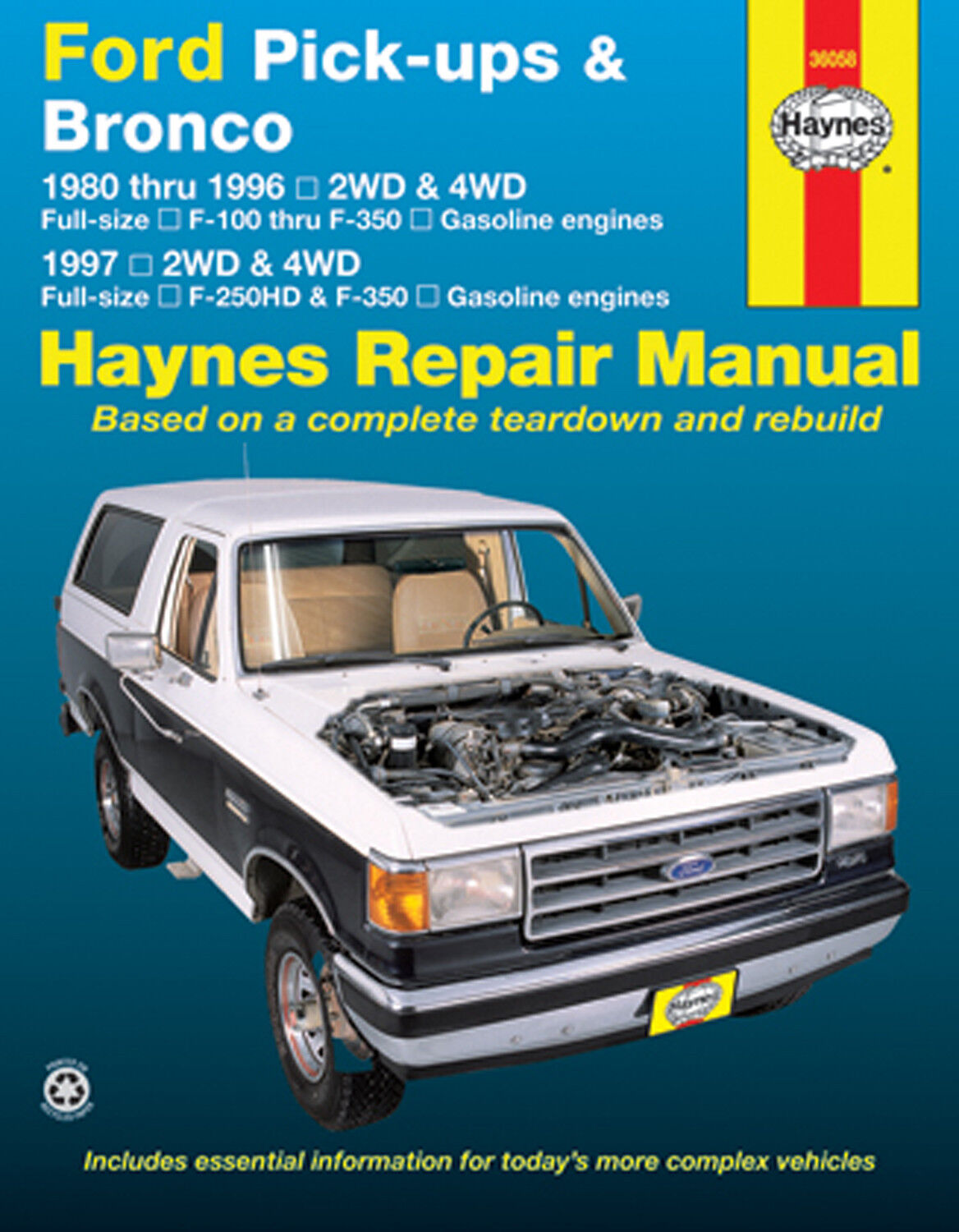 Repair Manual Haynes 36058 fits 80-97 Ford F-250