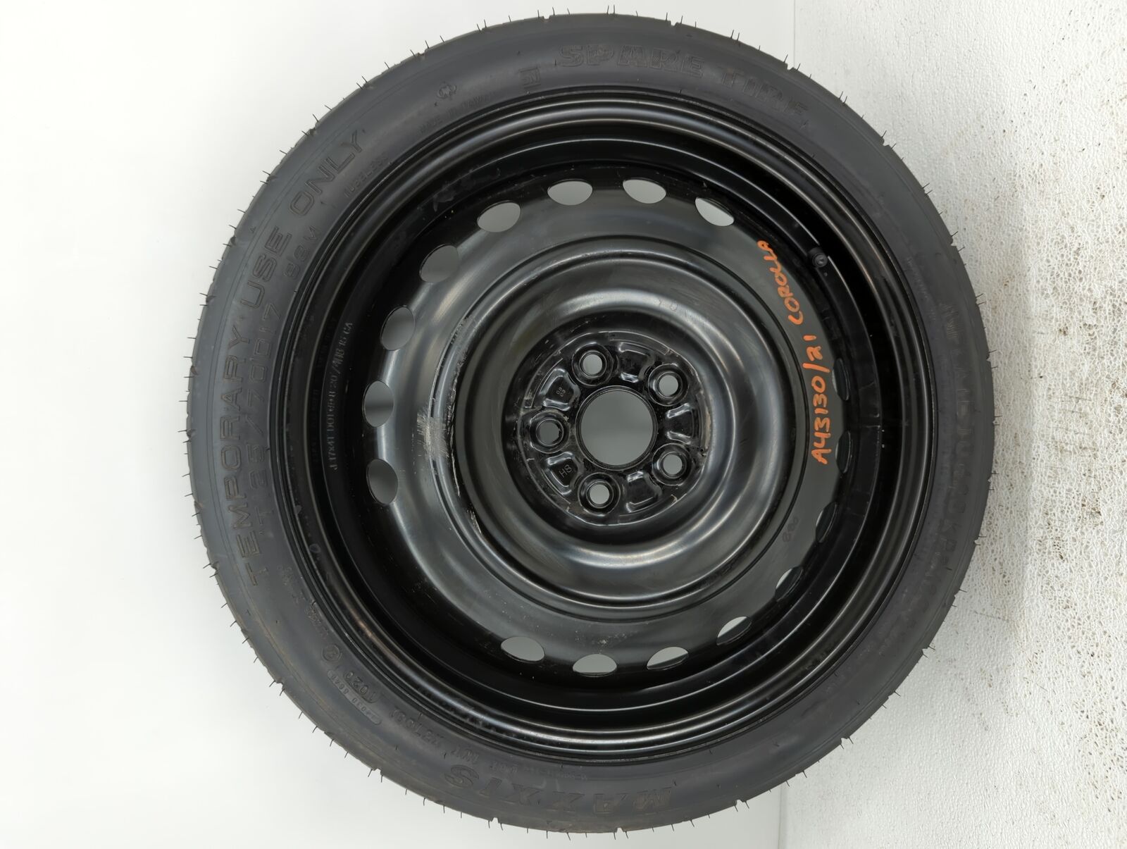 2019-2022 Toyota Corolla Spare Donut Tire Wheel Rim Oem UNO2Q