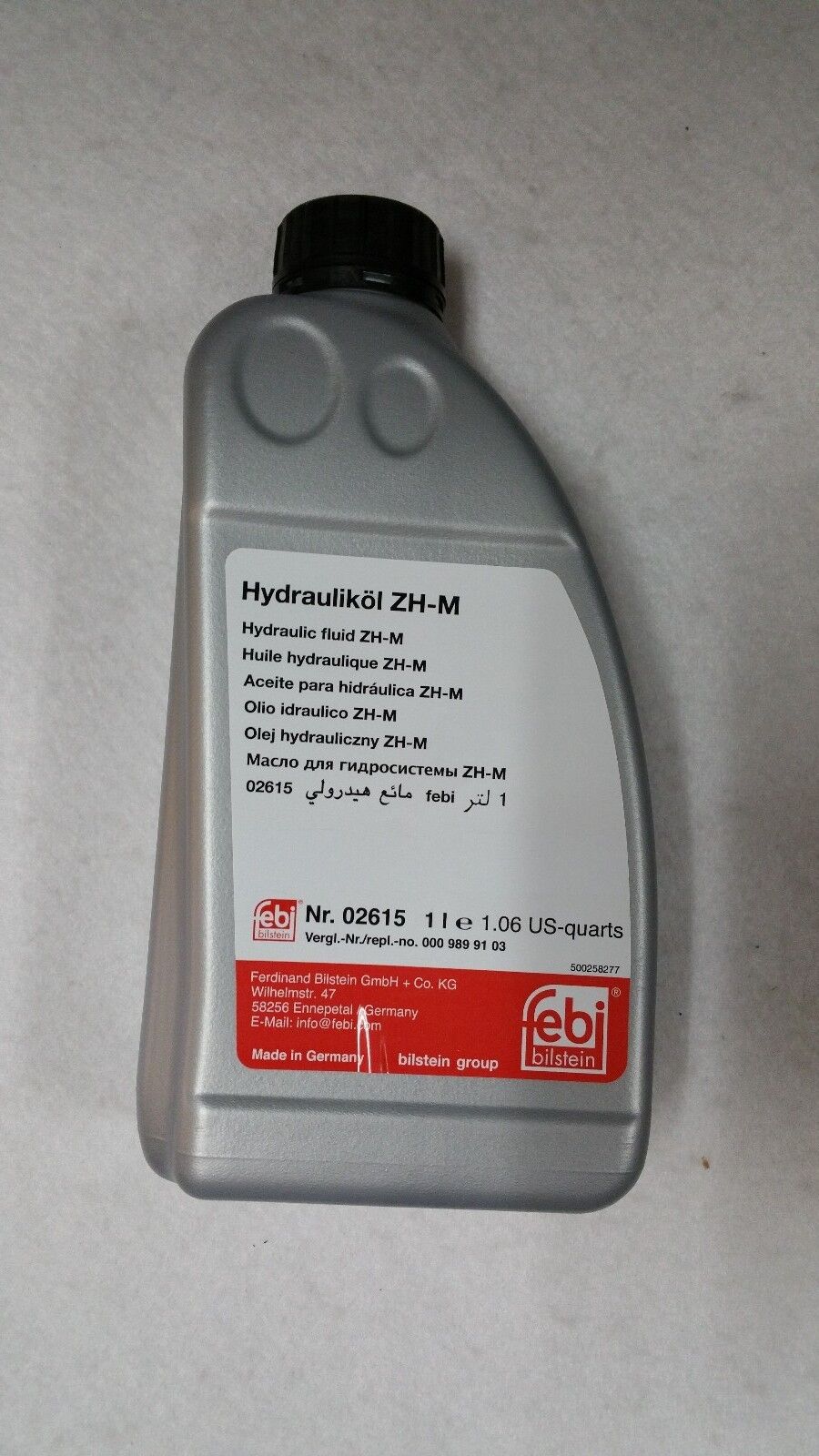 Febi Bilstein ZH-M Hydraulic Fluid # 000989910310 / 02615 (FOR Mercedes)