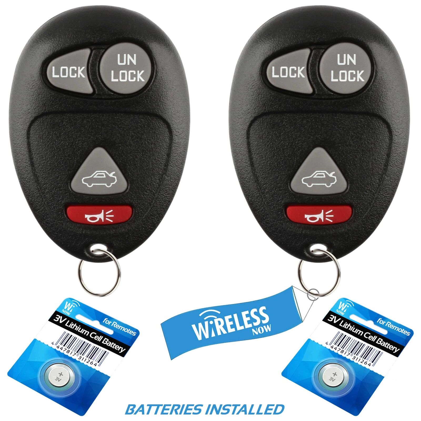 2 Car Key Fob Keyless Remote For 2002 2003 2004 2005 2006 2007 Buick Rendezvous