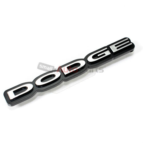 Dodge Letters Logo Chrome 3D Emblem-Badge-Nameplate for Front Hood or Rear Trunk