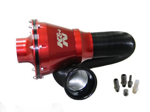 K&N Red Apollo Universal Cold Air Intake Induction Kit With Air Box & Filter