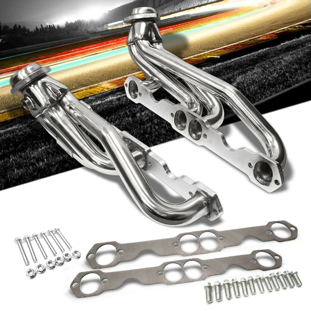 Manzo Stainless Steel Exhaust Header Manifold For 88-95 Chevy K1500/K2500 Pickup
