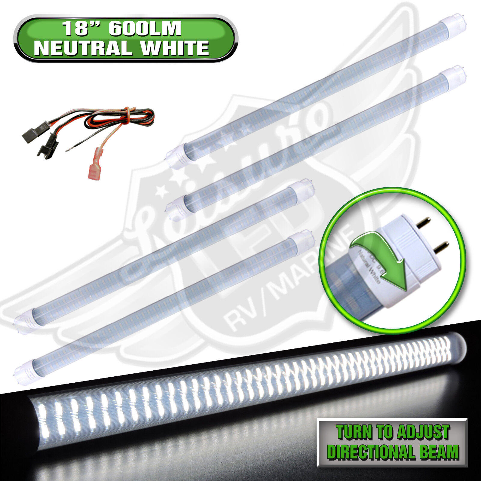 4x LED T8 Tube Replacement Light 18\