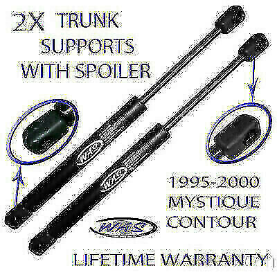 2 Rear Trunk Lid Lift Supports Shock Arm For 95-00 Mystique Contour WITH Spoiler