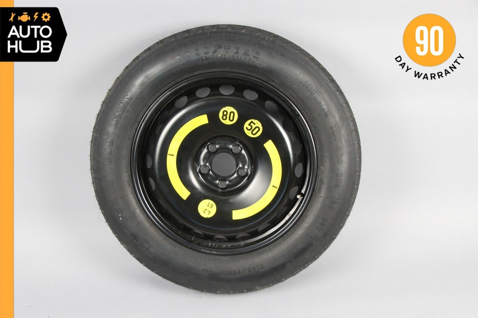 Mercedes X164 GL450 ML550 GLE350 Emergency Spare Tire Wheel Donut Rim 19\