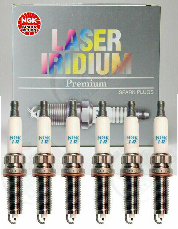 Set of 6 NGK Laser Iridium Spark Plugs SILZKBR8D8S (97506) for BMW F20 F21 F30 