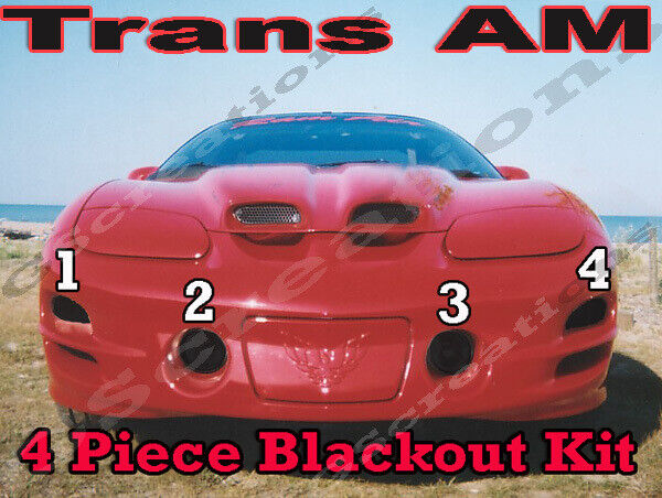 FRONT BLACKOUT KIT Blackouts For GM Pontiac Trans Am WS6