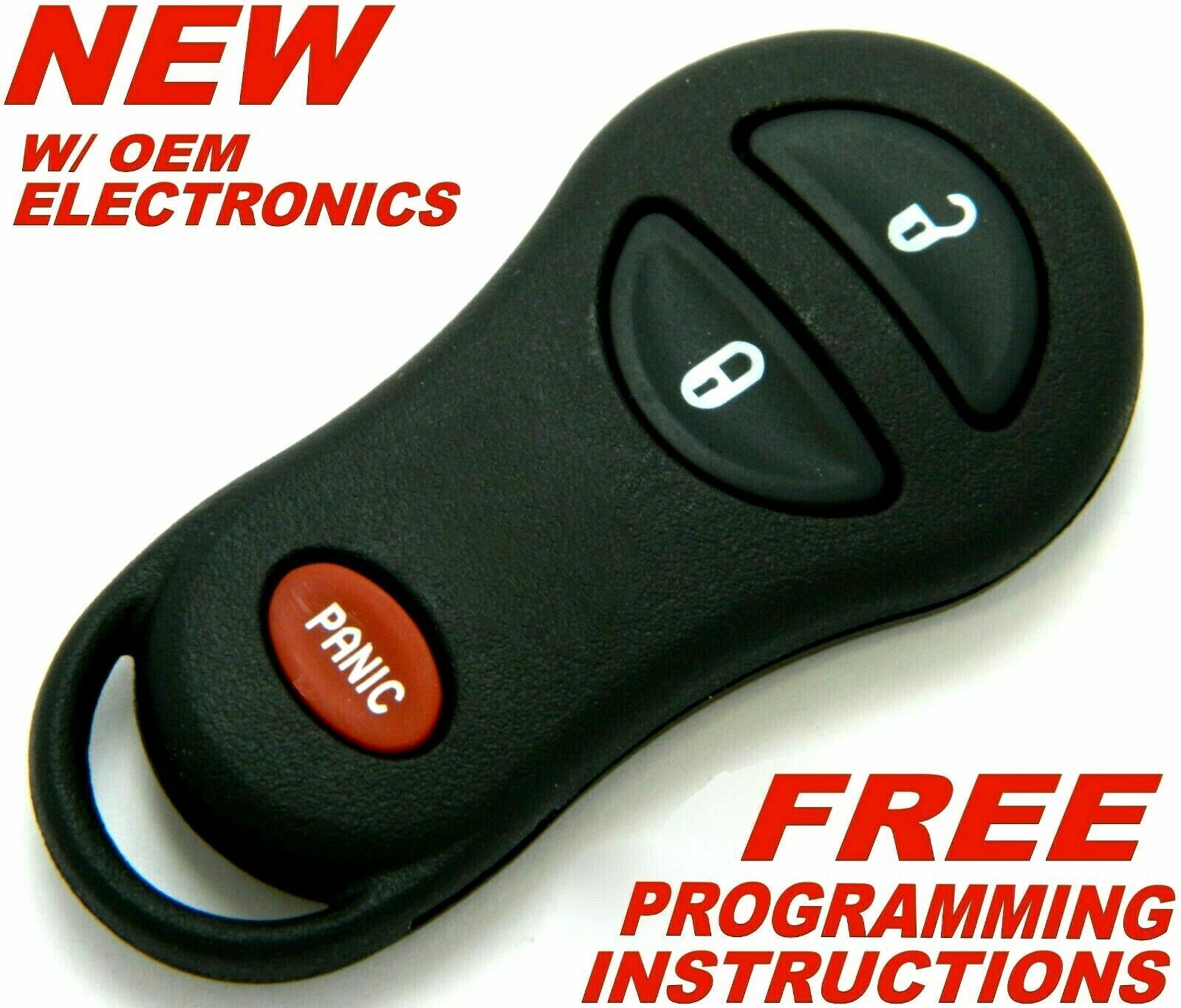 OEM ELECTRONIC 3 BUTTON KEYLESS REMOTE FOB FOR  2001 - 2005 CHRYSLER DODGE 