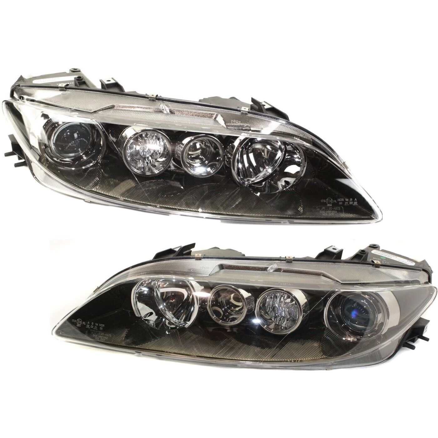 Headlight Set For 2006 2007 2008 Mazda 6 Left and Right Standard Type 2Pc