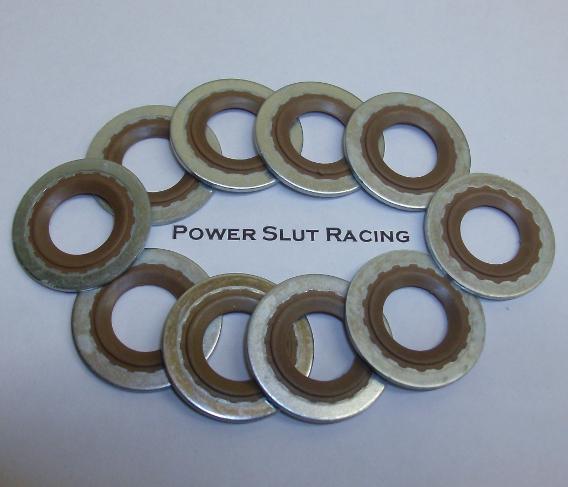 M12 Viton Dowty Bonded Replacement washer gasket fits PSR0104 (10-pack 12mm V/M)