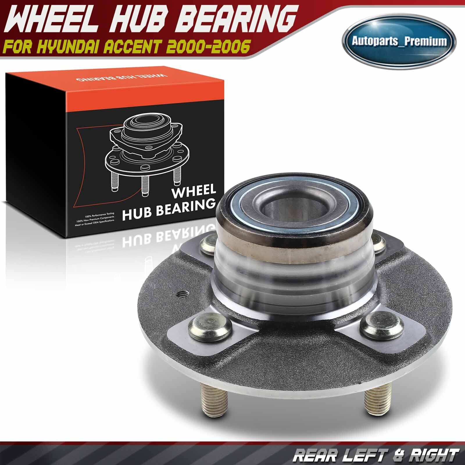 New Rear Left or Right Wheel Hub Bearing Assembly for Hyundai Accent 2000-2006