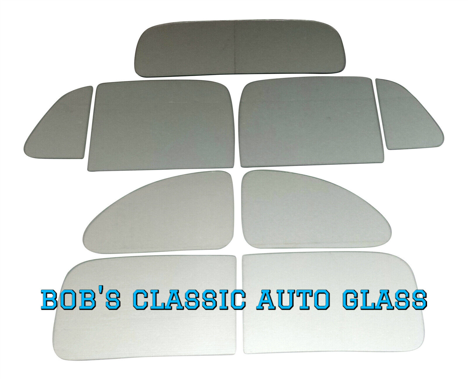 1937 1938 CHEVROLET 5 WINDOW COUPE CLASSIC AUTO GLASS VINTAGE CHEVY NEW FLAT
