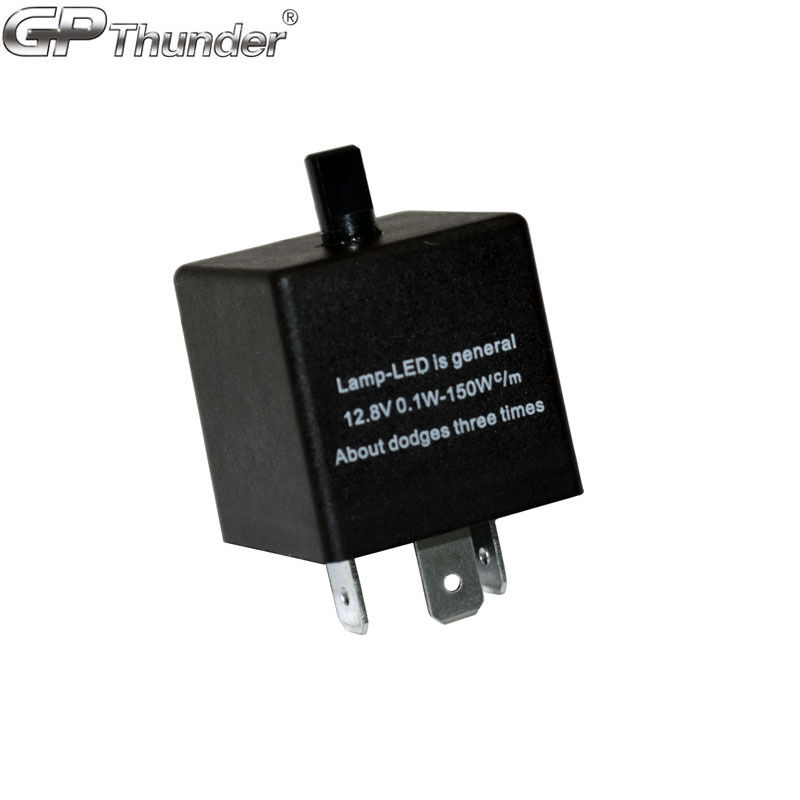 Adjustable 60-180min 3 Pin CF13 EP34 Car Flasher Relay Fix LED Light Hyper Blink