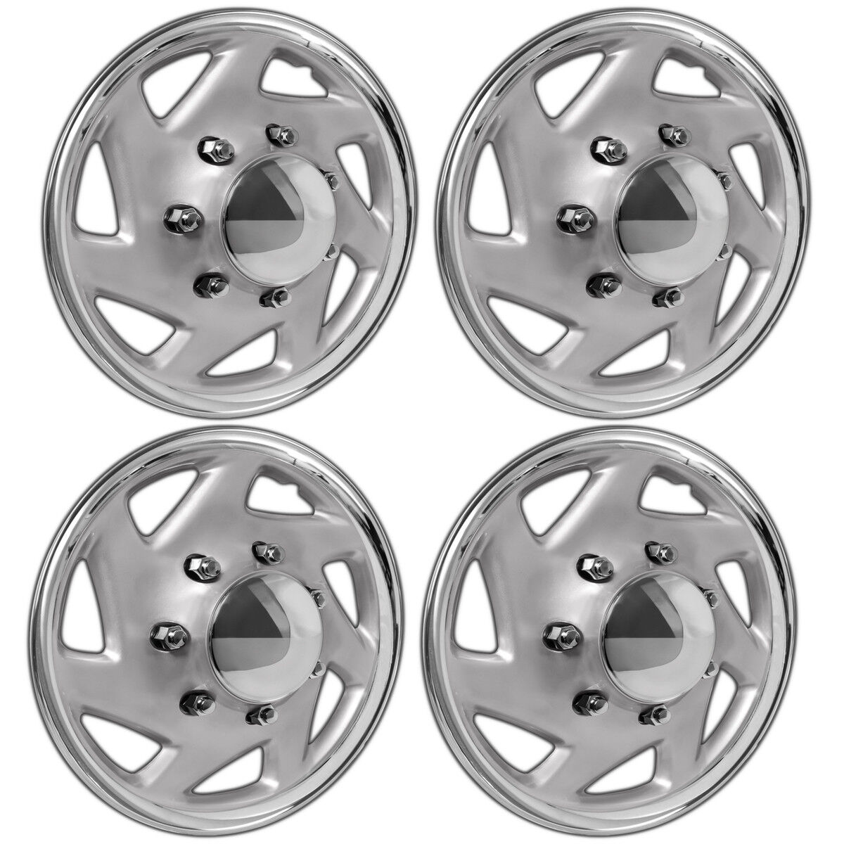 4pc Hubcaps Fits Ford Truck Van For 16