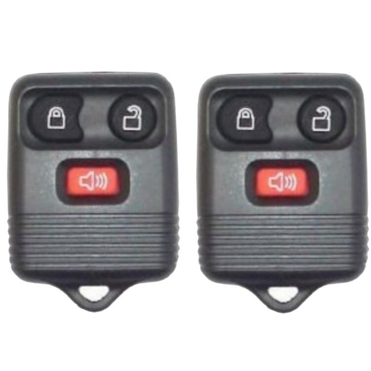 2 NEW FORD KEYLESS ENTRY KEY REMOTE FOB CLICKER TRANSMITTERS + FREE PROGRAMMING