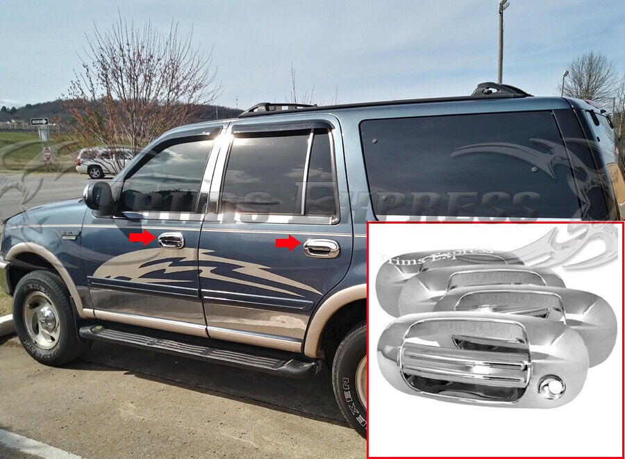 2003-2017 Ford Expedition/Lincoln Navigator 4 Door Chrome Handle Covers no PSKH