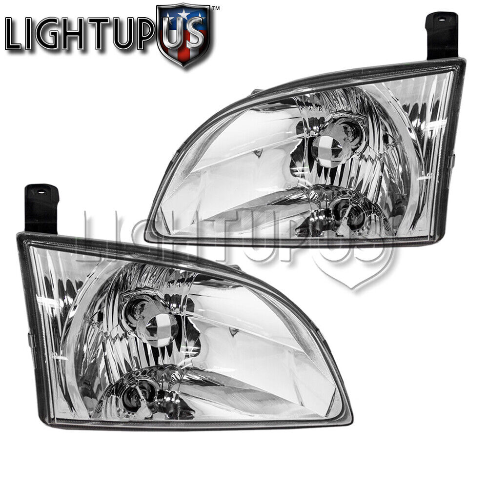Left Right Side Pair Halogen Headlights for 2001-2003 TOYOTA SIENNA