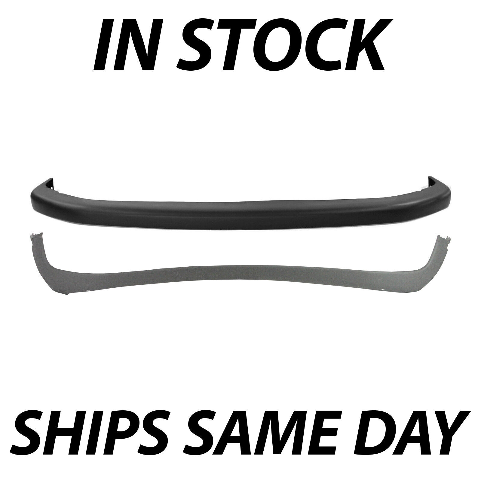 NEW Front Bumper Cover Valance Combo Kit For 1994-2001 Dodge Ram 1500 2500 3500